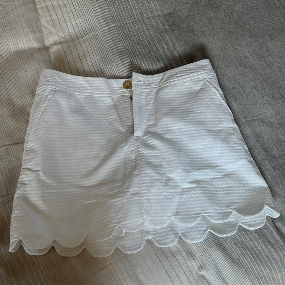 White Lilly Pulitzer skort